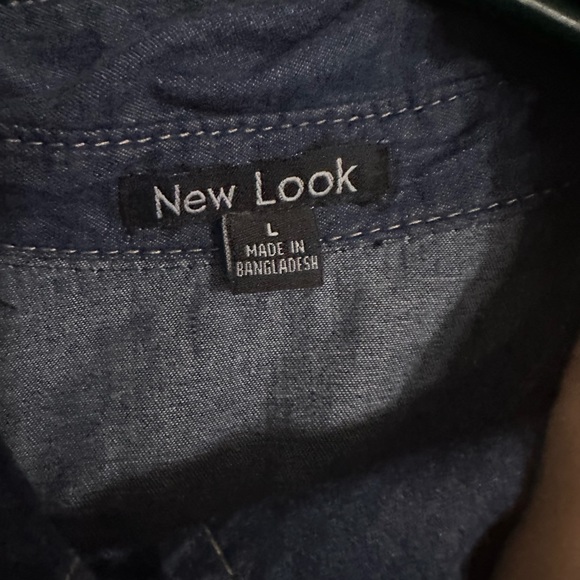 Blue button up - Picture 2 of 2